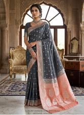 BANARSI MASHROO KATAN SILK