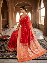 BANARSI MASHROO KATAN SILK