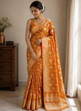 BANARSI KATAN SILK SUIT