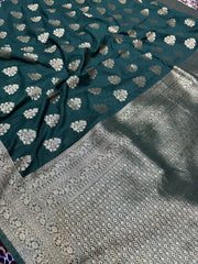 Beautifull Khaddi chinon Saree