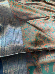 Beautifull Pashmina Pattern soft silk saree