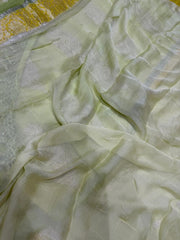 Beautifull Pure Khaddi Georgette Saree