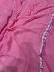 Beautifull Pure Khaddi Georgette Saree