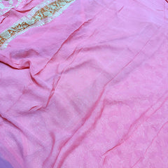 Beautifull Pure Khaddi Georgette Saree