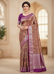 Banarsi Printed Soft Silk