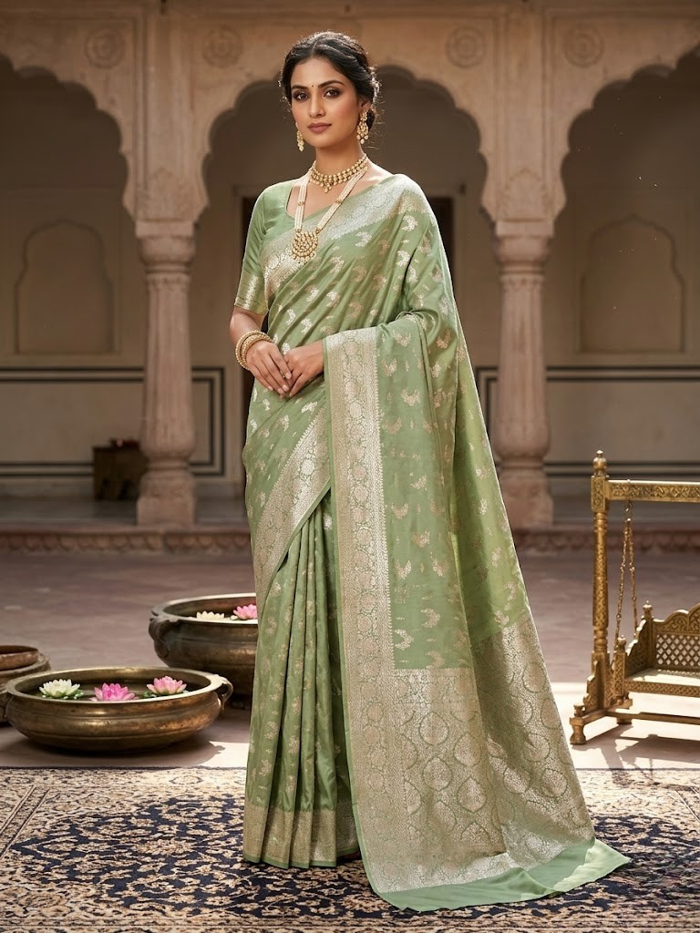 MASHROO KATAN SILK