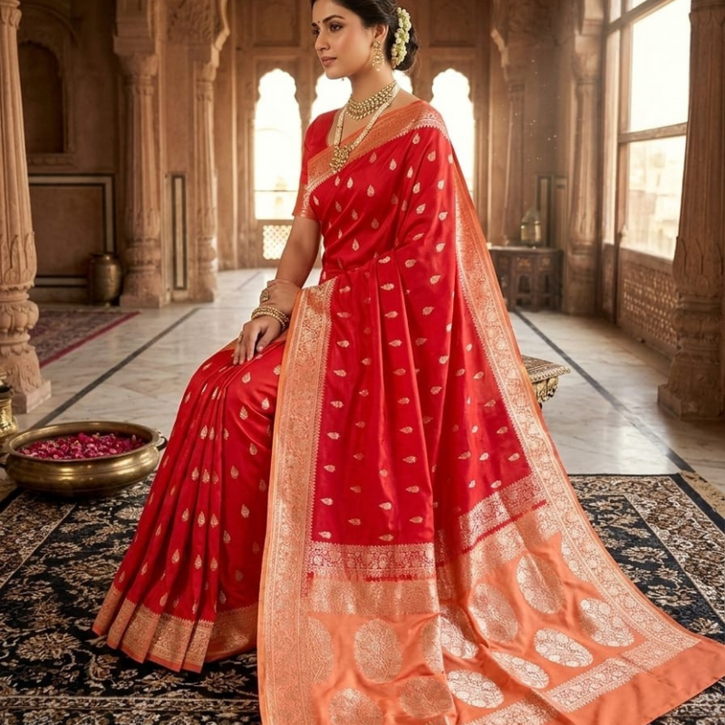 Banarsi Tissue Silk
