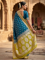 BANARSI MASHROO KATAN SILK