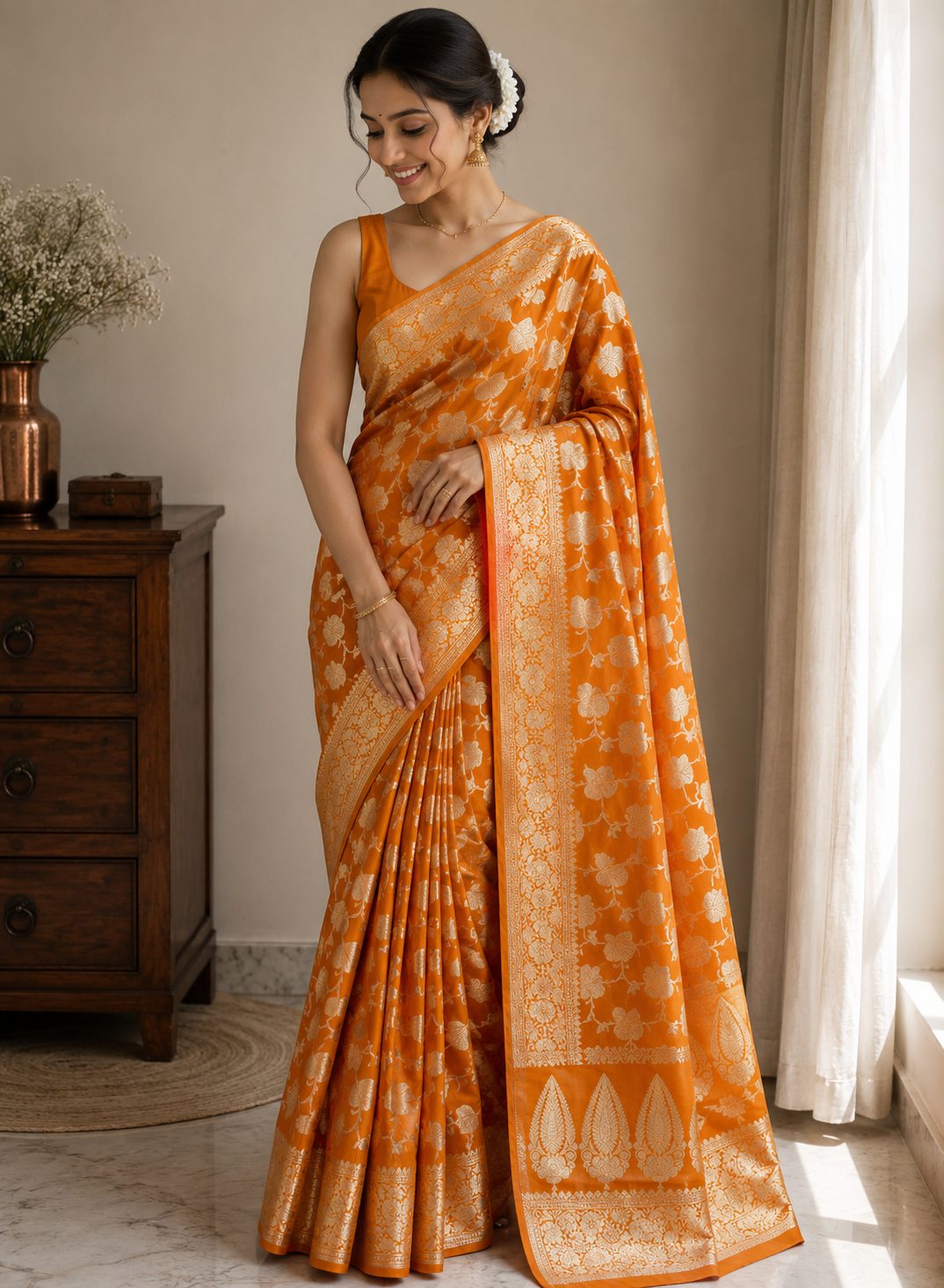 BANARSI KATAN SILK SUIT