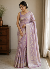 BANARSI KATAN SILK SUIT