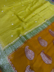 Beautifull Pure Khaddi Georgette Saree