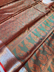 Beautifull Pashmina Pattern soft silk saree