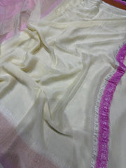 Beautifull Pure Khaddi Georgette Saree.