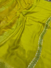 Beautifull Pure Khaddi Georgette Saree