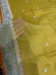 Beautifull Pure Khaddi Georgette Saree